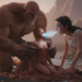 Prometheus Crafts Man from Clay,Prometheus molds the first human bodies out of water and clay, while Athena breathes the divine spark of life into them. 11 Prometheus Crafts Man from Clay,Prometheus molds the first human bodies out of water and clay, while Athena breathes the divine spark of life into them.