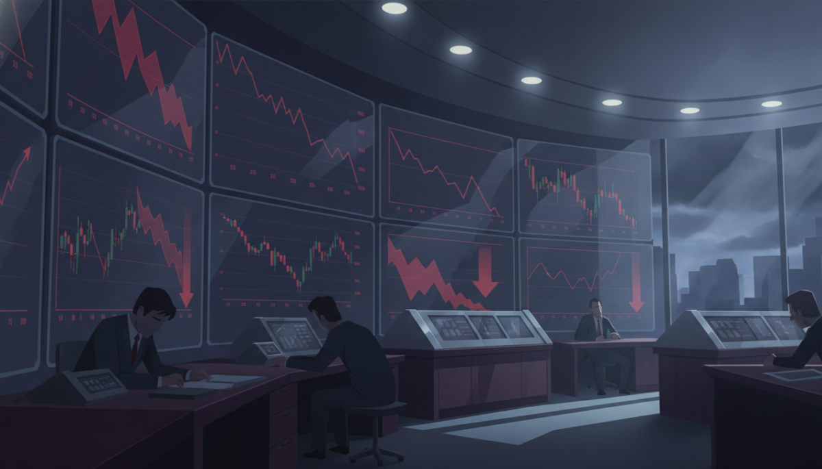 Risk-Off Mode: Equity Markets Rebound Fails as Sell-Off Accelerates