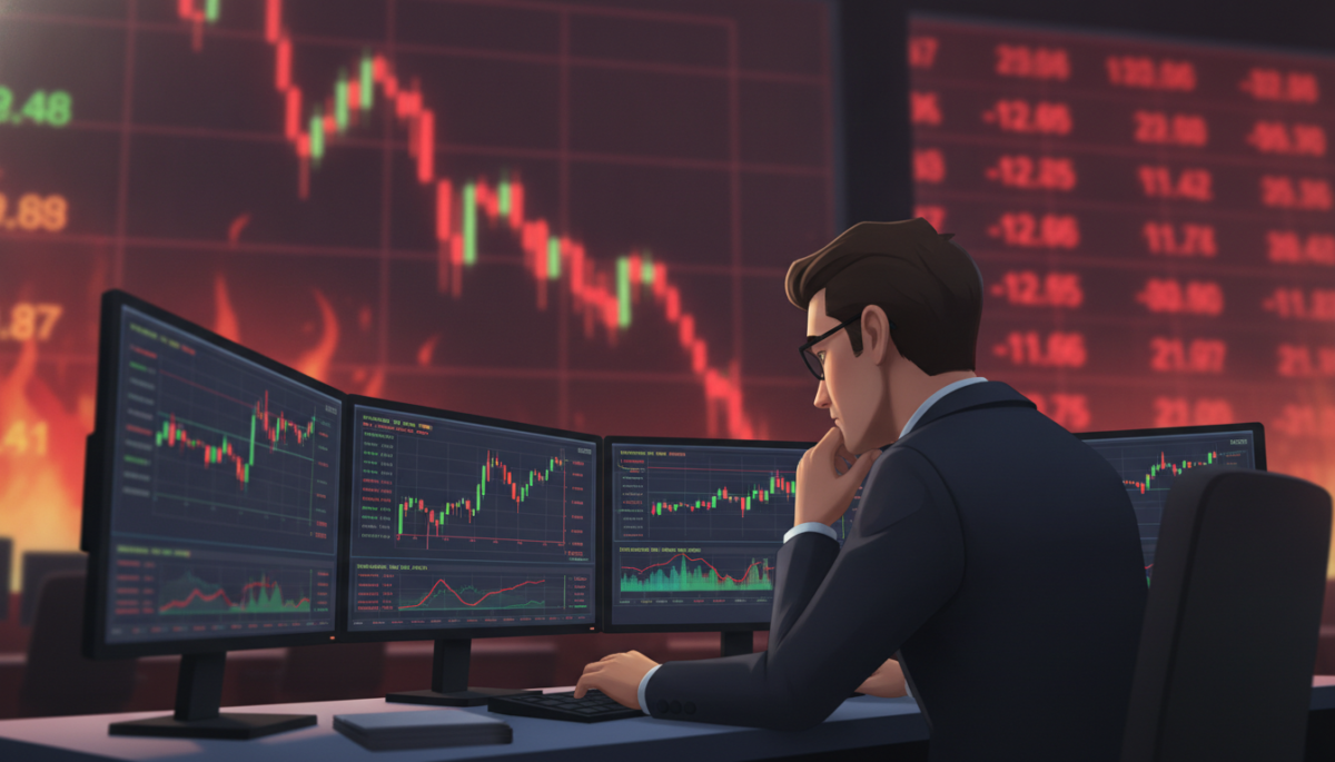 Volatility Unleashed: Investors Retreat as Global Stock Markets Tumble