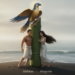 Malakas and Maganda from the Bamboo,A divine bird pecks open a giant bamboo stalk on the beach, revealing Malakas (Strong) and Maganda (Beautiful), the first man and woman. 6 Malakas and Maganda from the Bamboo,A divine bird pecks open a giant bamboo stalk on the beach, revealing Malakas (Strong) and Maganda (Beautiful), the first man and woman.