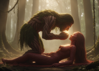 Tane and the First Earth-Formed Woman,Tane, the god of forests and birds, breathes life into Hine-ahu-one, a maiden formed from red clay at Hawaiki. 13 Tane and the First Earth-Formed Woman,Tane, the god of forests and birds, breathes life into Hine-ahu-one, a maiden formed from red clay at Hawaiki.